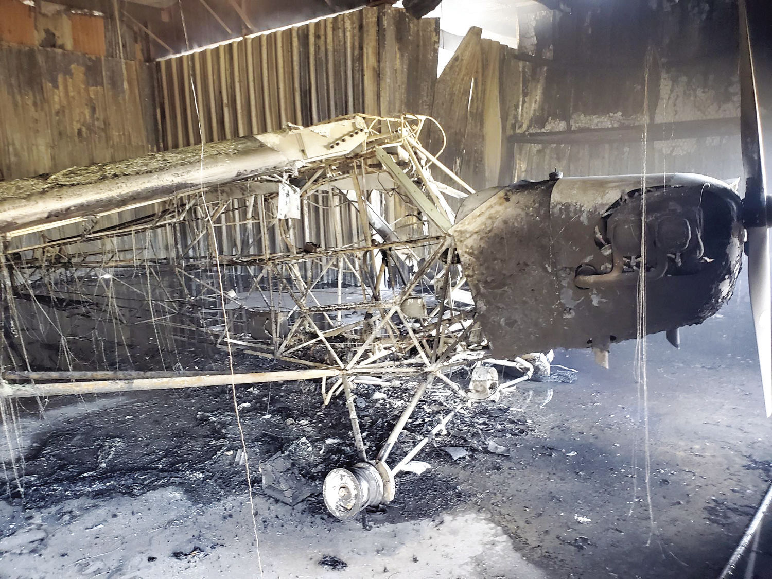 Caddo Mills Municipal Airport fire